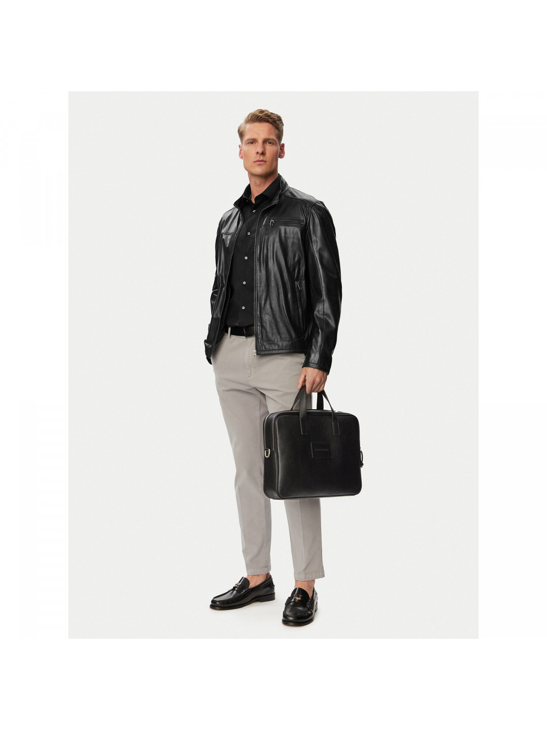Aktovka Emporio Armani EM004569 AF13396 Černá